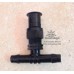 SPRAY NOZZLE HEAD FOR SPRINKLER WITH 0-360 DEGREE RADIUS CONTROL